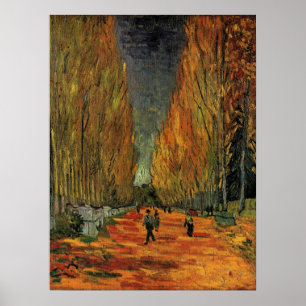 Affiche Les Alyscamps (Cimetière) par Vincent van Gogh