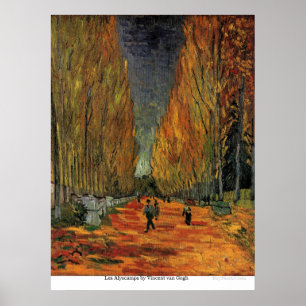 Affiche Les Alyscamps par Vincent van Gogh