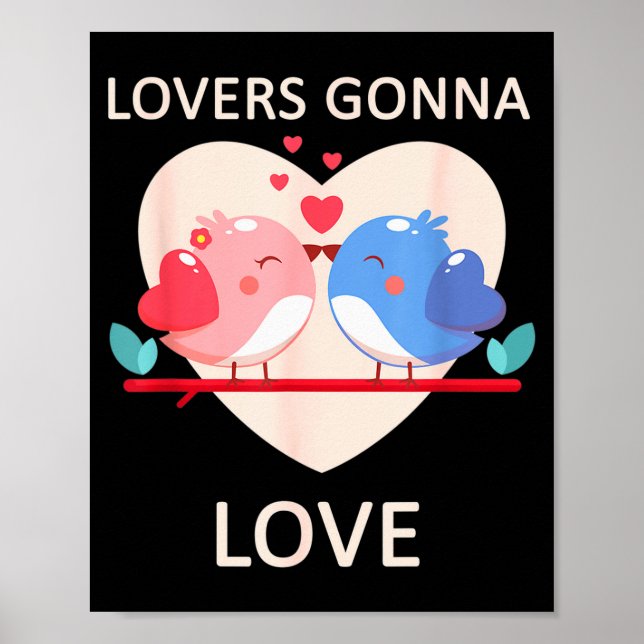 Affiche Les amants vont aimer la Saint-Valentin  (Devant)