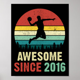 Affiche Les amateurs de basket-ball du 5e anniversaire son