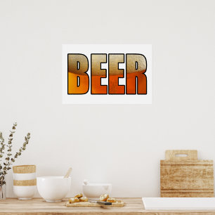 Affiche Les amateurs de bière