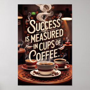 Affiche Les amateurs de café Citations de motivation de su