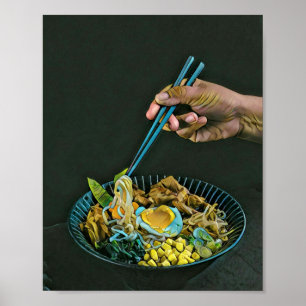 Affiche Les amateurs de gastronomie japonaise