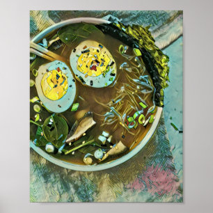 Affiche Les amateurs de gastronomie japonaise