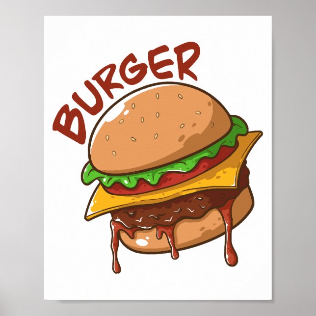 Affiche Les amateurs de hamburgers (Devant)