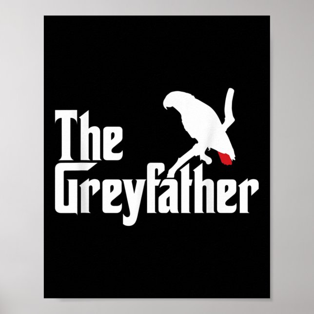 Affiche Les amateurs de perroquets gris-africains grises B (Devant)