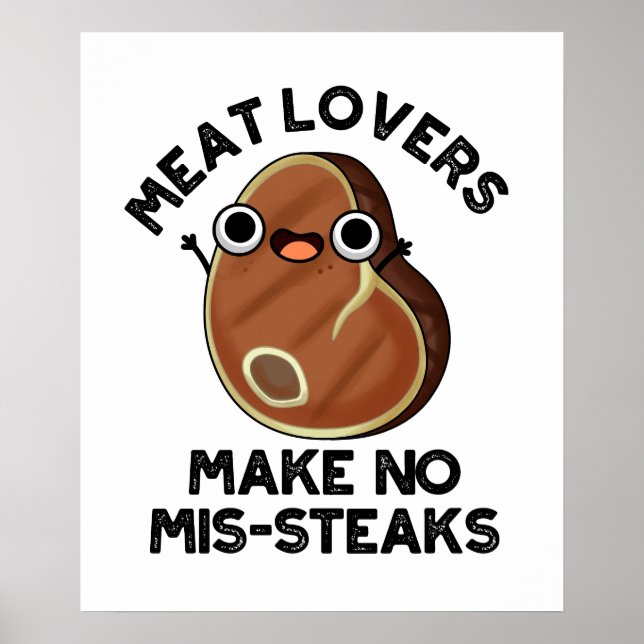 Affiche Les amateurs de viande ne font pas de steaks de so (Devant)