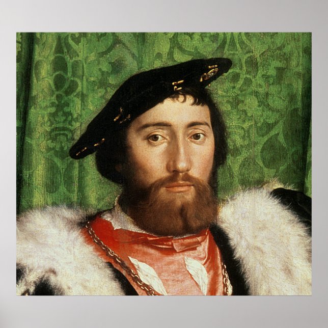 Affiche Les Ambassadeurs, 1533 (Devant)