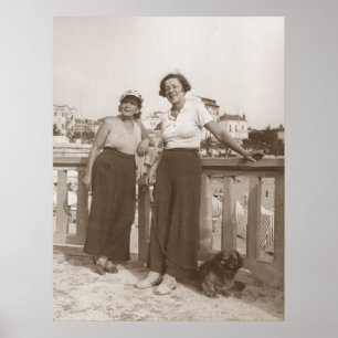 Affiche Les amis à Cannes dans les années 1930