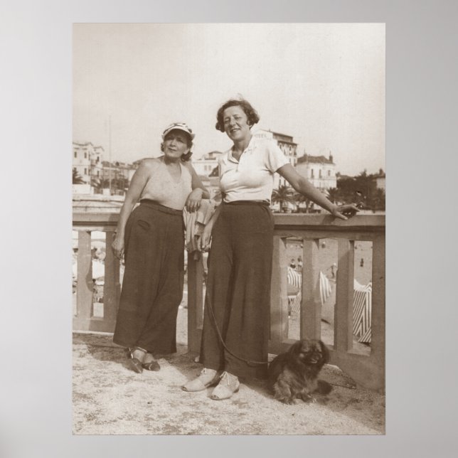 Affiche Les amis à Cannes dans les années 1930 (Devant)