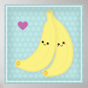 Affiche Les amis des bananes