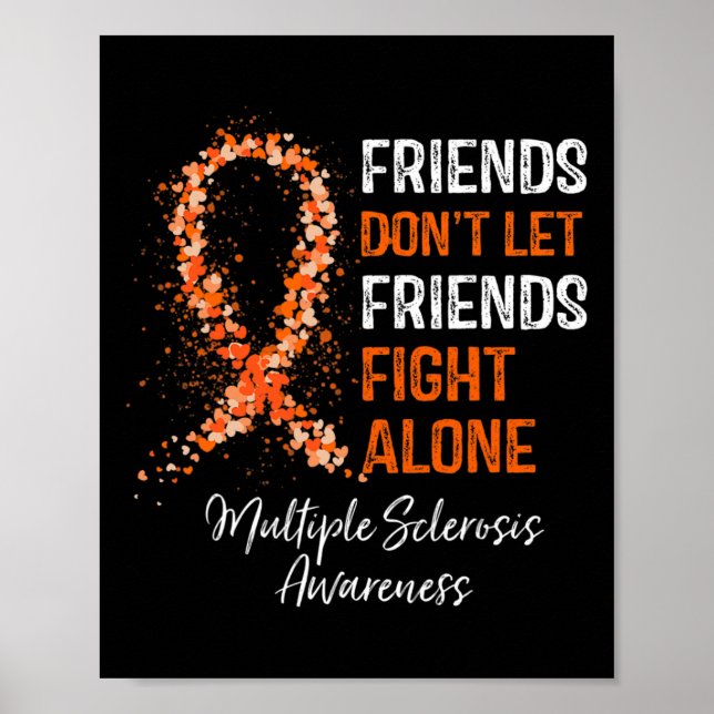 Affiche Les amis ne laissent pas les amis combattre seuls (Devant)
