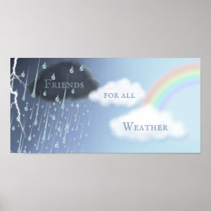 Affiche "Les amis pour tout le temps" Thunderstorm to Rain