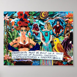 AFFICHE LES AMITIÉS DES POSTES DEVRAIENT ÊTRE CONSTRUITS S