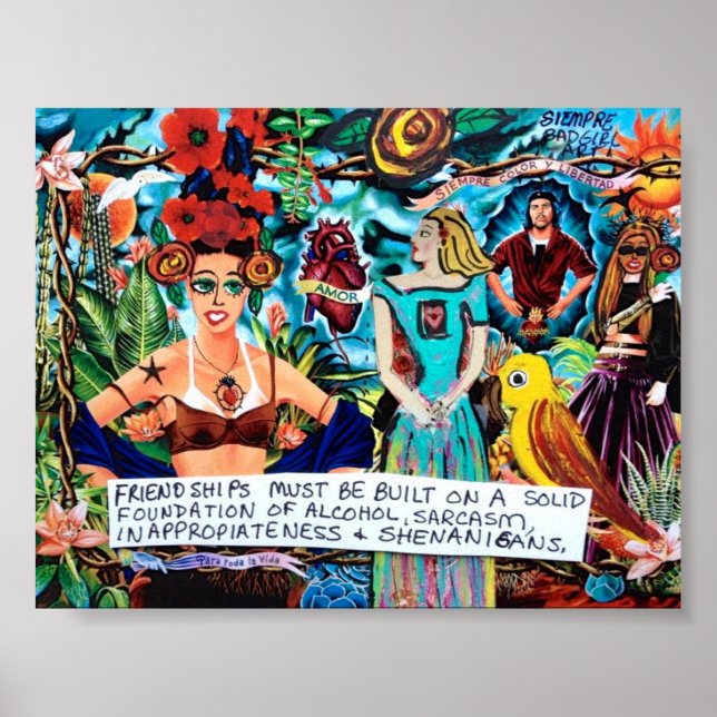 AFFICHE LES AMITIÉS DES POSTES DEVRAIENT ÊTRE CONSTRUITS S (Devant)