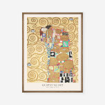Affiche Les amoureux de Gustav Klimt Embrasser Carré d'exp<br><div class="desc">Gustav Klimt Lovers Embrasser Art Exhibition Carré Print</div>