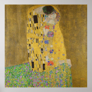 Affiche Les amoureux embrasser Embrace par Gustav Klimt