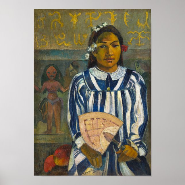 Affiche Les ancêtres de Tehamana | Paul Gauguin | (Devant)