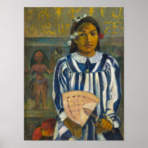 Affiche Les Ancêtres de Tehamana Paul Gauguin