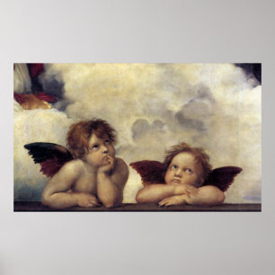 Affiche Les anges de Raphaël
