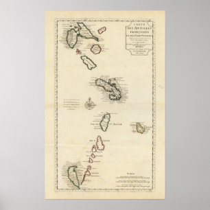 Affiche Les Antilles 3