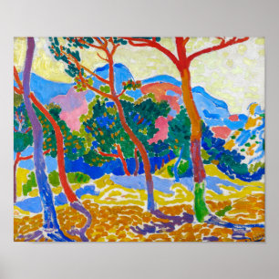Affiche Les arbres   Andre Derain  