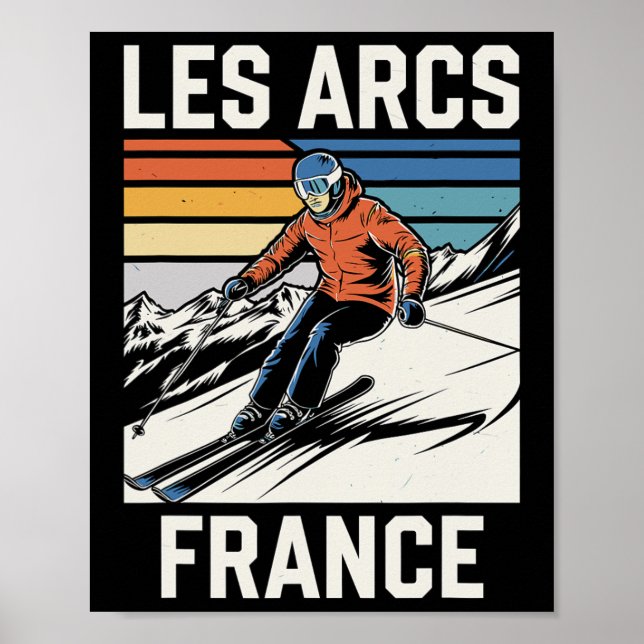 Affiche Les Arcs France (Devant)