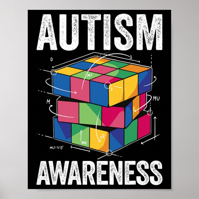 Affiche Les Autistes De sensibilisation sur l'autisme Sout (Devant)