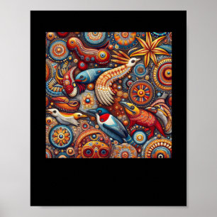 Affiche Les Autochtones D'Australie Culture Autochtone Art