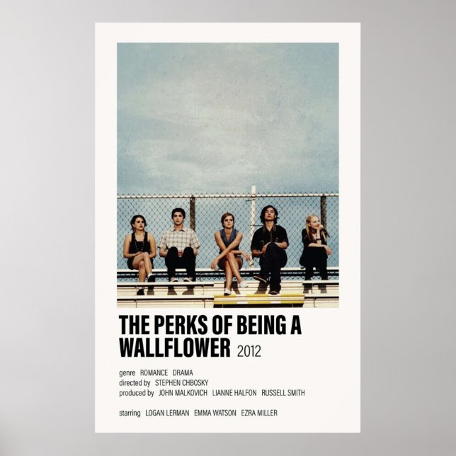 Affiche Les avantages d'être un film alternatif Wallflower (Devant)