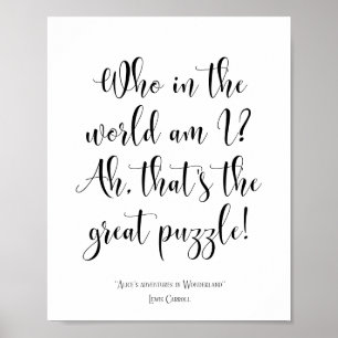 Affiche Les aventures d'Alice au pays des merveilles