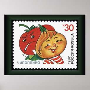 Affiche Les aventures de Cipollino~Auteur : D. Rodari~*~