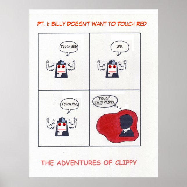 Affiche Les Aventures de Clippy, Pt. 1 (Devant)