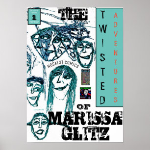 AFFICHE LES AVENTURES DÉJANTÉES DE MARISSA GLITZ