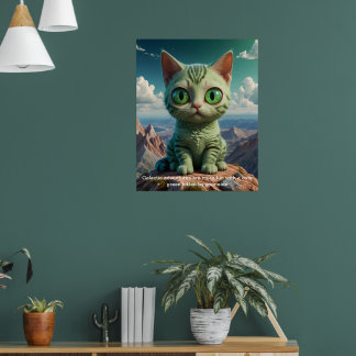 Affiche Les Aventures Galactiques du Chaton Vert