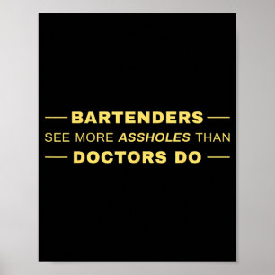 Affiche Les barmen voient-ils plus que les médecins