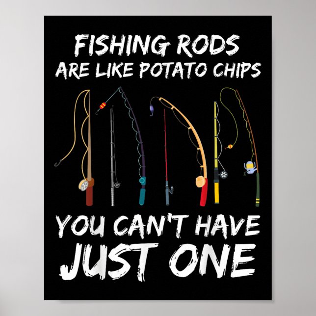 Affiche Les bâtonnets de pêche sont comme des chips de tom (Devant)