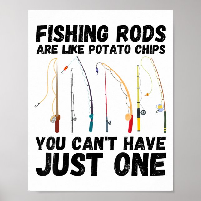 Affiche Les bâtonnets de pêche sont comme des chips de tom (Devant)