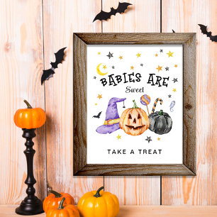 Affiche Les bébés d'Halloween sont doux