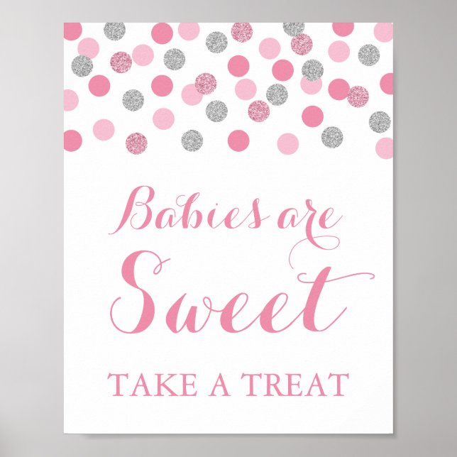 Affiche Les bébés roses et argentés sont doux Prenez un si (Devant)