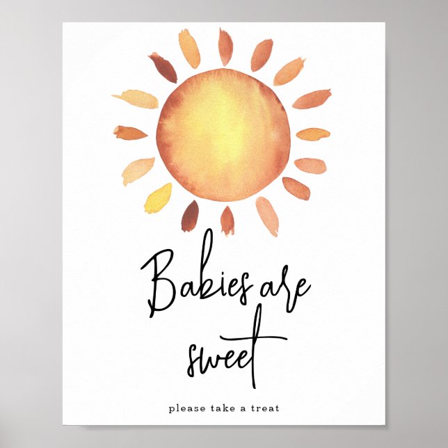Affiche Les bébés soleil sont doux  (Devant)