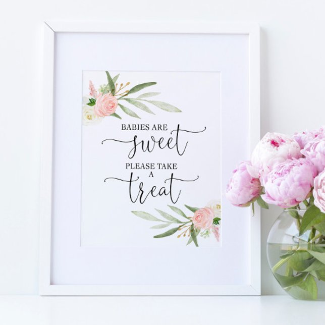 Affiche Les bébés sont doux s'il vous plaît prendre un gât (Créateur téléchargé)