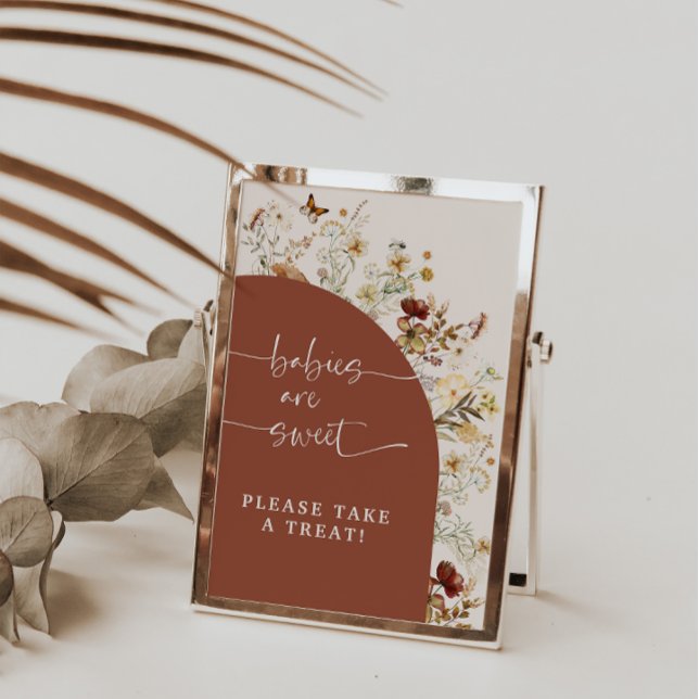 Affiche Les bébés sont Fleurs sauvages doux | Symbole des  (Créateur téléchargé)