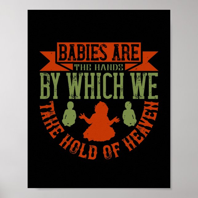 Affiche Les Bébés Sont Les Mains Que Nous Prenons Du Ciel (Devant)