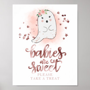 Affiche Les bébés sont mignons, prenez donc une friandise
