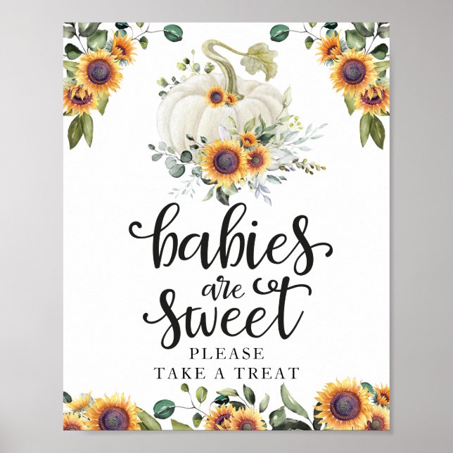 Affiche Les Bébés Sont Mignons, Prenez un Petit Cadeau S'i (Devant)