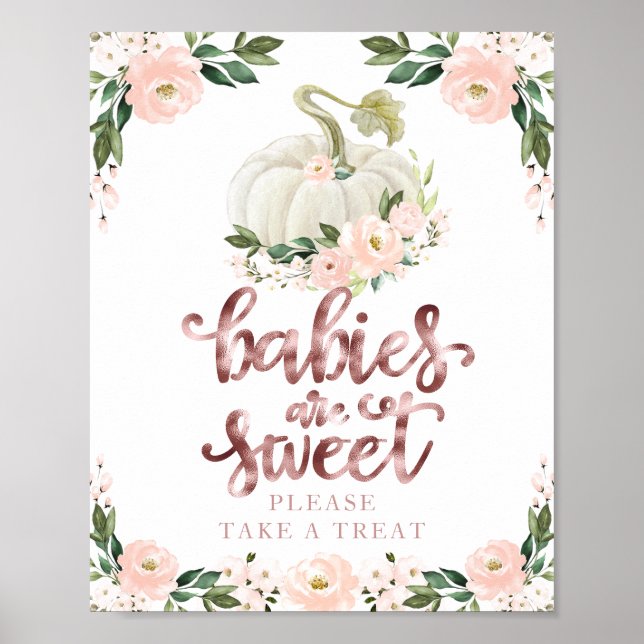 Affiche Les Bébés Sont Mignons, Prenez une Friandise S'il  (Devant)