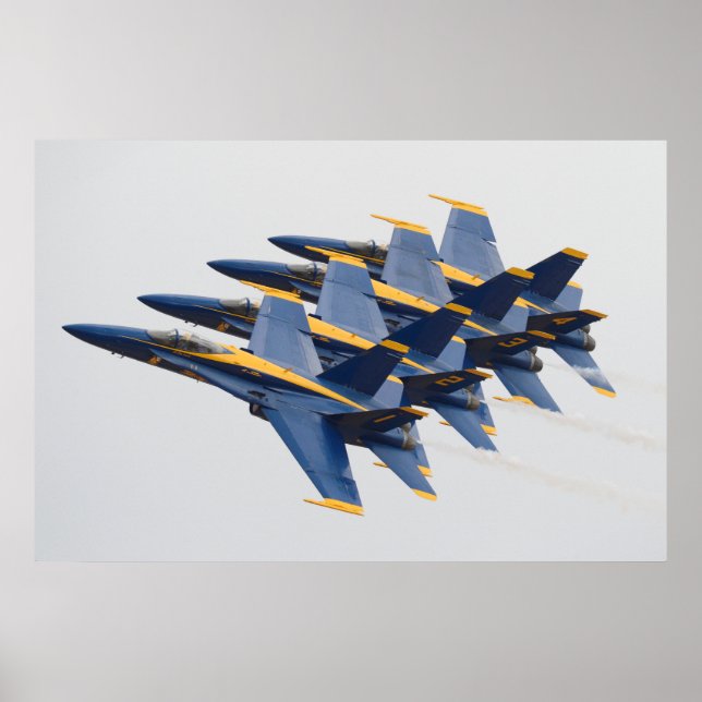 Affiche Les Blue Angels (Devant)