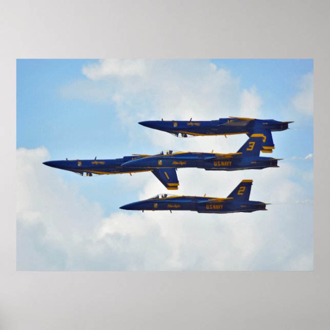 Affiche Les Blue Angels (Devant)