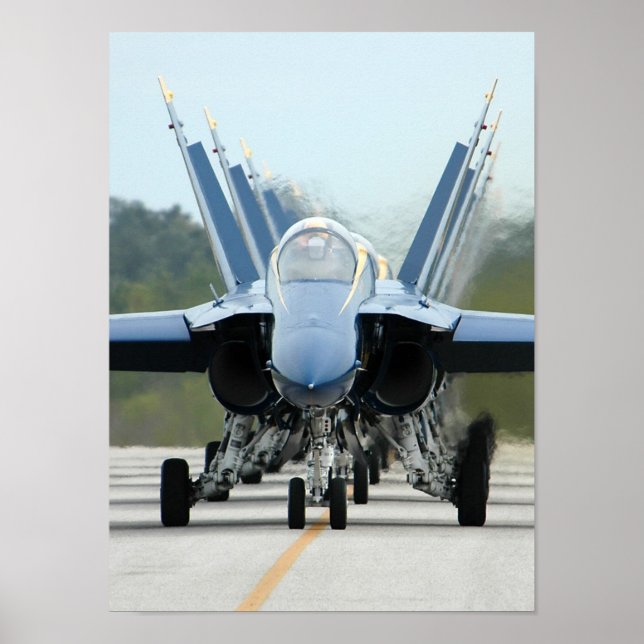 Affiche Les Blue Angels (Devant)